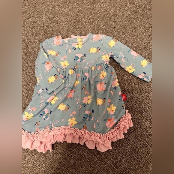 Magnetic Me Toddler Girls Dress Soft Modal Clothing Outfit Notting Hill Print - Picture 3 of 8